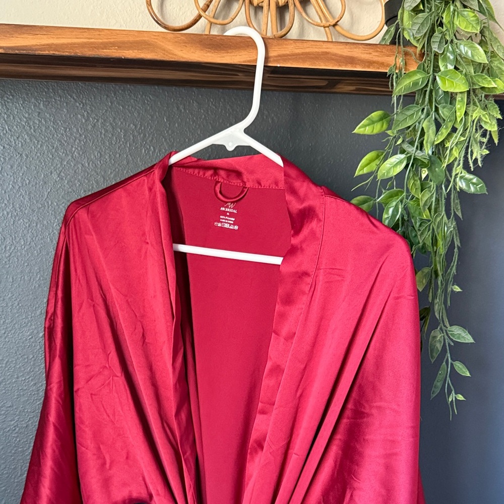 Red Satin Robe